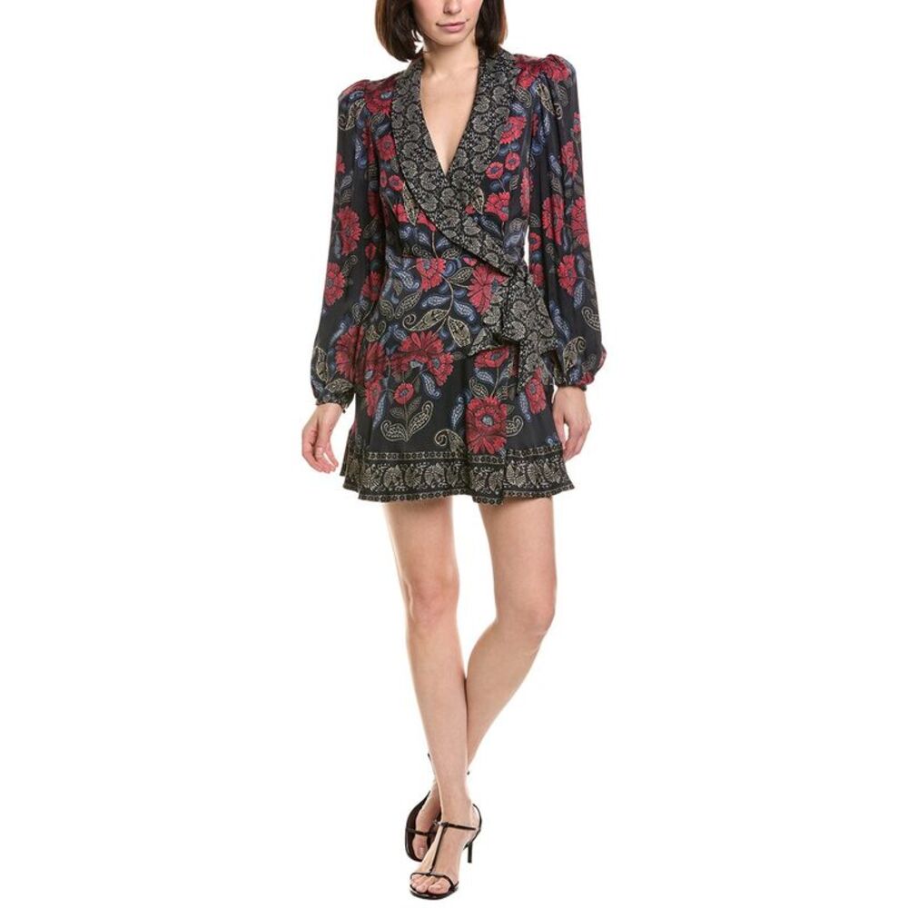 Farm Rio Womens Wrap Mini Dress